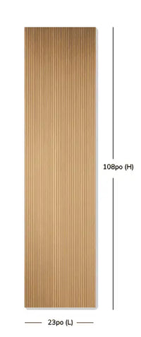 Panneau mini Lattes Chêne Naturel Flexibles