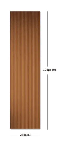 Panneau mini Lattes Noyer Flexibles